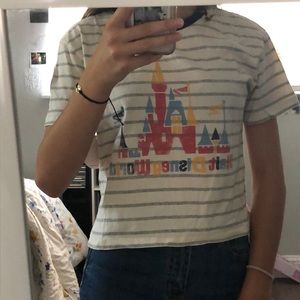 striped short sleeved shirt